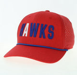 Kansas Jayhawks Hawks Rempa Lightweight Adjustable Hat - Scarlet Red