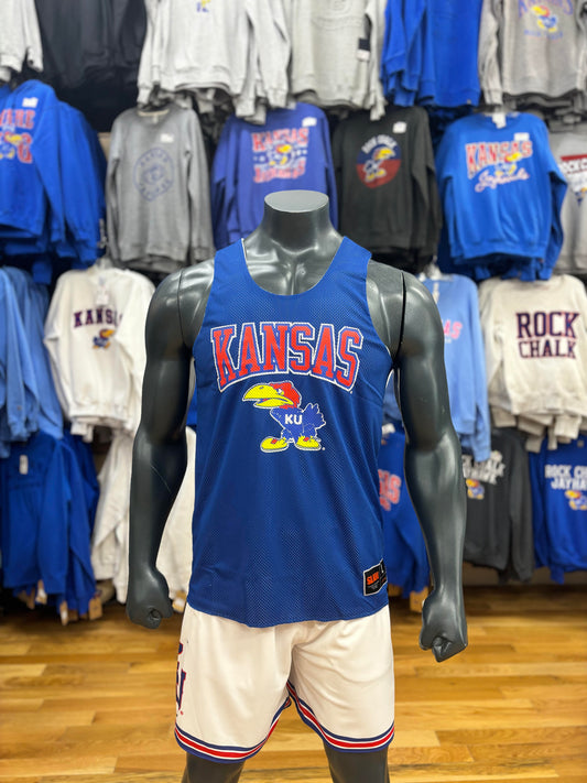 Kansas Jayhawks Reversible Jersey- Blue/White