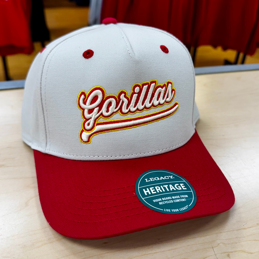 PSU Script Gorillas Hat - Stone/Scarlet