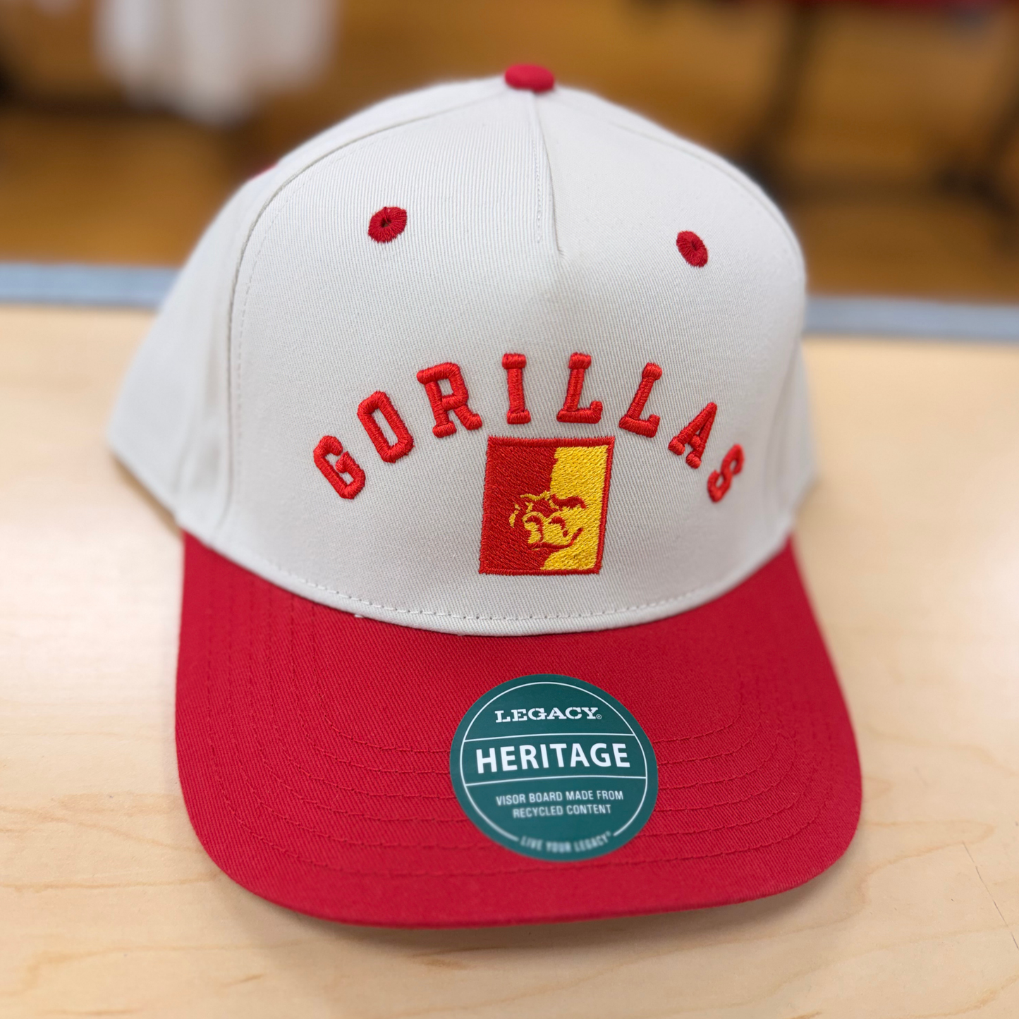 PSU Gorillas Heritage Hat - Stone/Scarlet