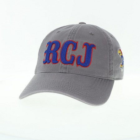 Kansas Jayhawks Vault 1941 RCJ Adjustable Hat - Grey/Blue