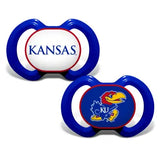 Kansas Jayhawks Pacifiers 2-Pack