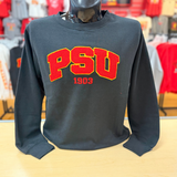 PSU Chenille Patch Crewneck - Black/Red/Gold