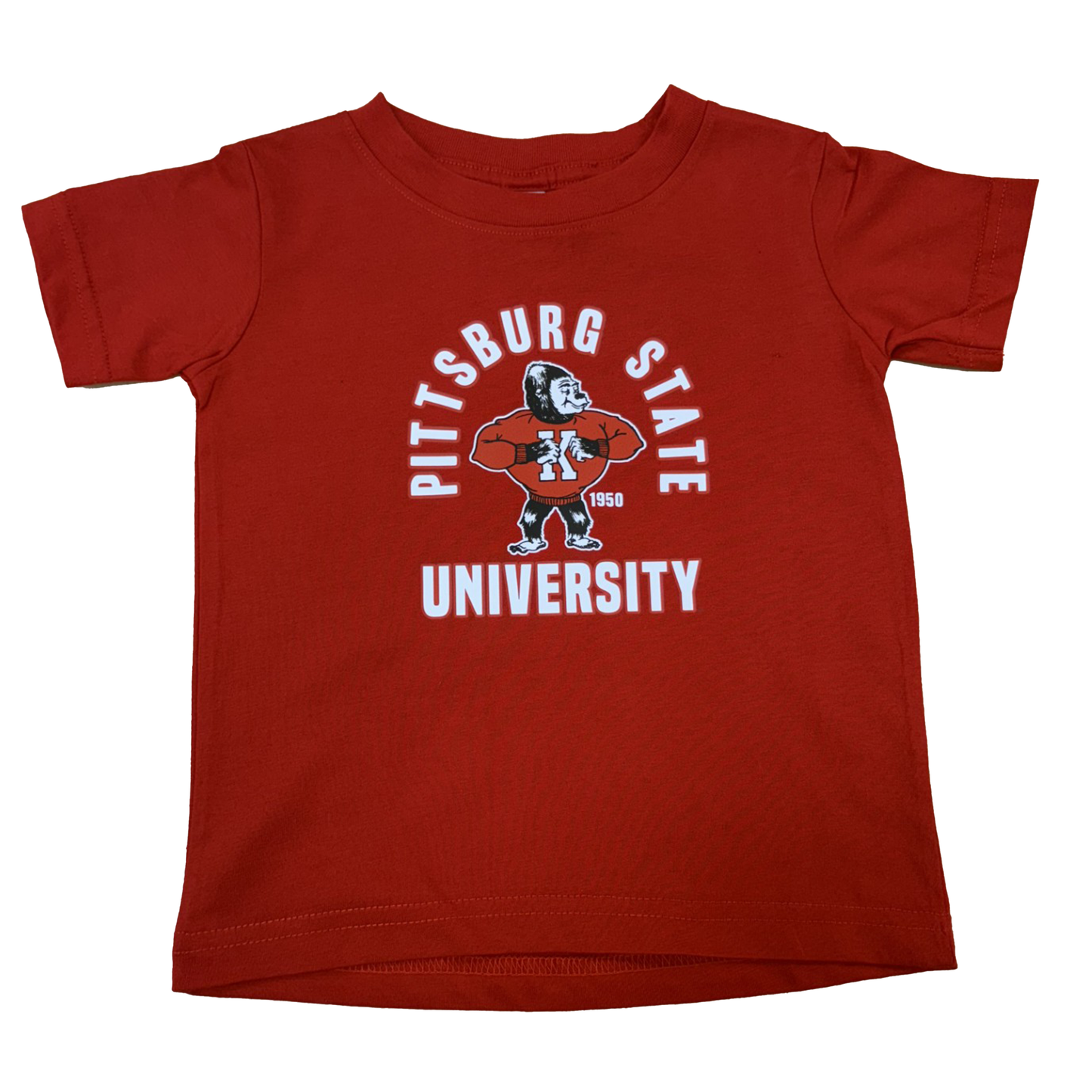 Pitt 1950 Tee Infant- Red, Heather Grey
