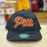 Pitt Reclaim Hat- Black Camo, Dark Grey