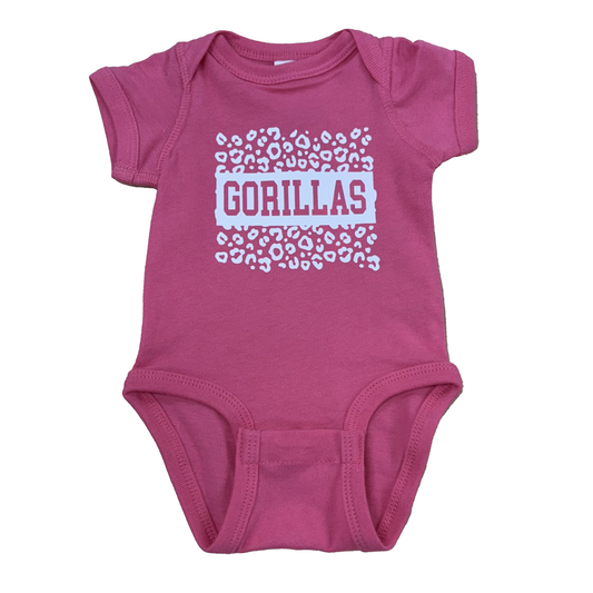 PSU Floral Onesie- Hot Pink