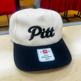 PSU Script Pitt Puff Hat - Off White / Black