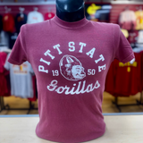 PSU 50's Mascot Head Tee - Brick