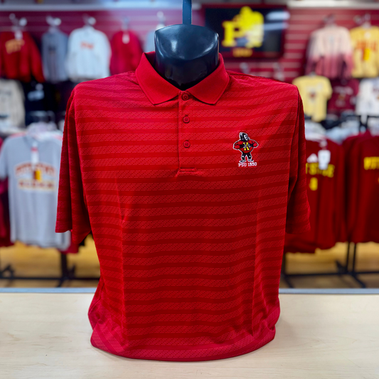 PSU Russ 50's Polo - Red Stripe