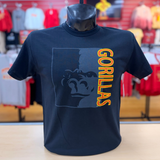 PSU Gorillas Split Face Tee - Black/Grey