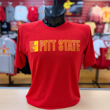 Pitt State Split Face Tee - Red