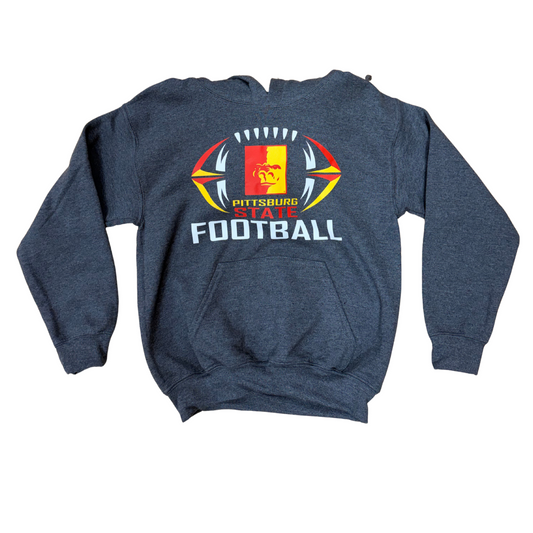 PSU Football Youth Hoodie - Dark Heather