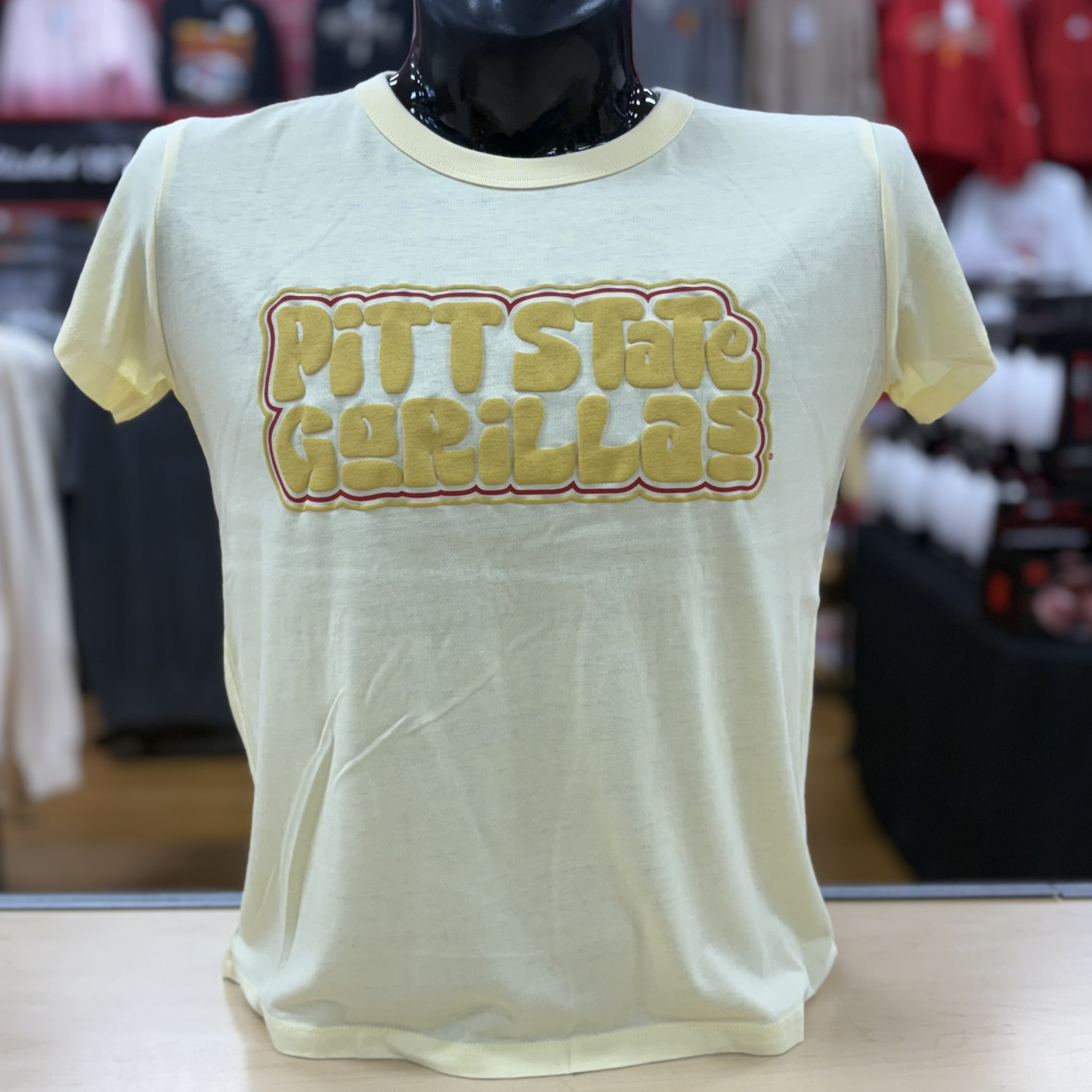 PSU Puffy Tee- Butter, Oatmeal Heather