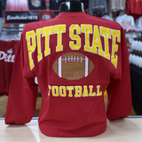 PSU Sparkle Football Crew- Red