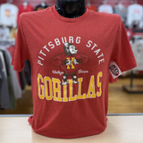 Men's PSU Drifter Tee- Red, Graphite