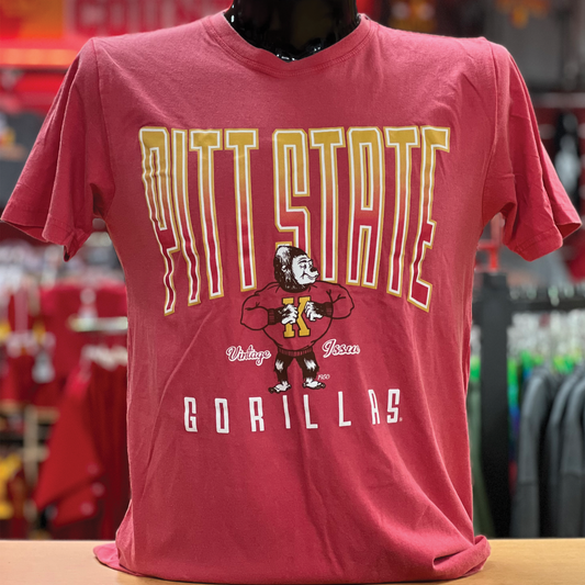 PSU Go To Tee- Chili, Faded Gold