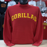 Pitt State Gorillas Mock Neck- Red, Black