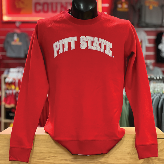 PSU Reverse Crew- Red, White