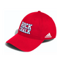 Kansas Jayhawks Rock Chalk Adidas Sideline Hat- Red