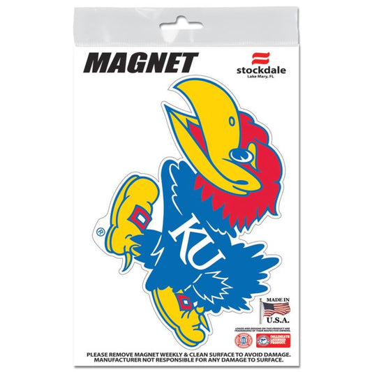 Kansas Jayhawks Logo Magnet 3" x 5"