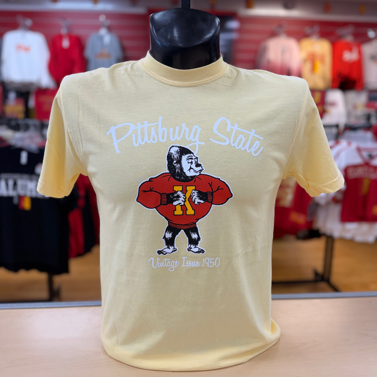 PSU Script 50's Gorilla Tee - Butter