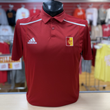 Split Face Adidas Polo- Red/White