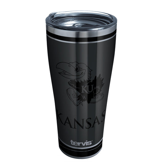 Kansas Jayhawks Blackout Tervis Tumbler