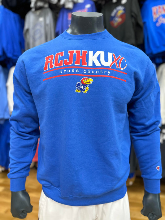Kansas Jayhawks Cross Country Crew - Royal