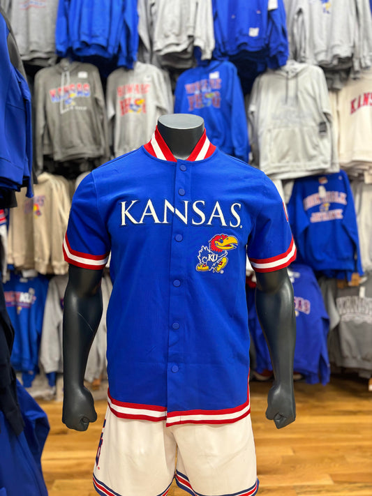 Kansas Jayhawks Pro Standard Warmup Top- Blue