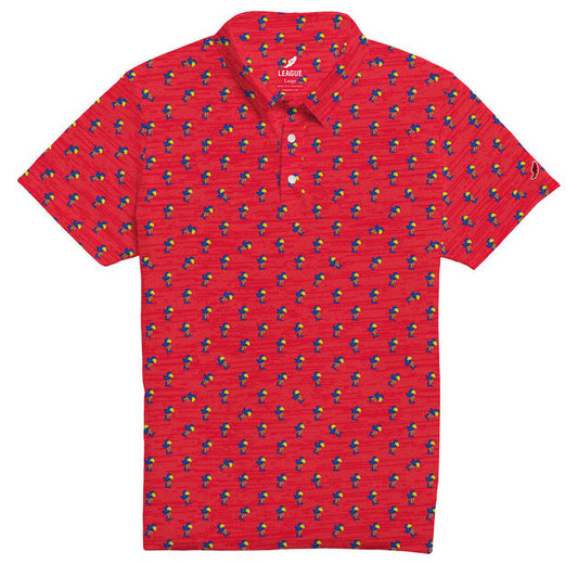 Kansas Jayhawks 1912 Saturday Polo- Red