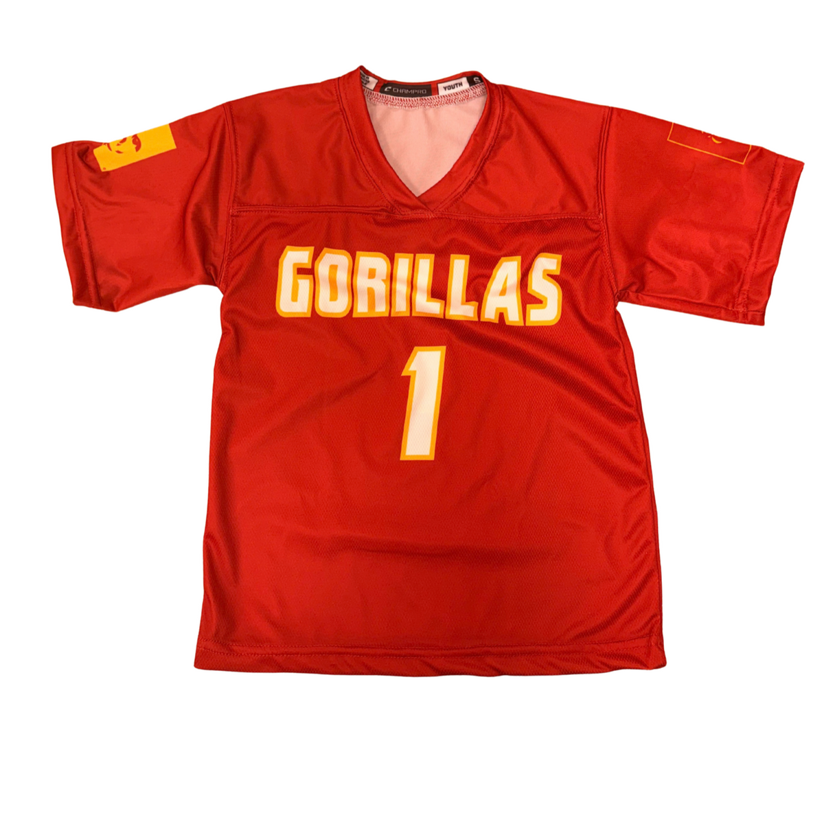 PSU Gorillas Youth Jersey - Red/Gold