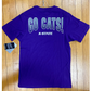 K-State Wildcats Go Cats Gradient Tee Shirt - Purple