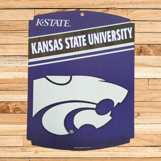 K-State Wildcats NCAA Wooden Sign