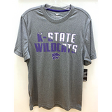 K-State Wildcats Men's Tee - Grey