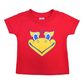 Beak 'Em Hawks Infant Tee - Red