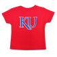 Rock Chalk Arch KU Back Toddler Tee - Red