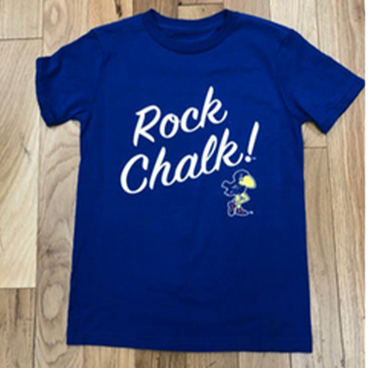Rock Chalk 1912 SS Youth - Royal Blue