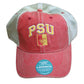 PITTSBURG STATE UNIVERSITY PSU HAT - RED - BLACK