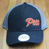 PITT EMBROIDERED HAT - BLACK/GREY