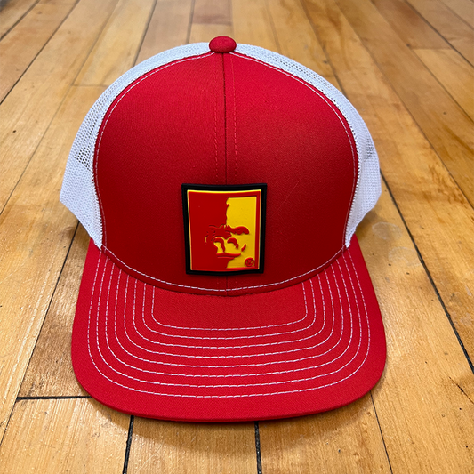 Pitt State Gorillas Rubber Logo Patch Adjustable Hat - Red