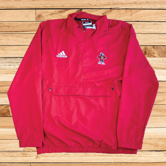 Adidas Pitt State Gorillas Vintage 1950 Half Zip Weatherproof Jacket - Red