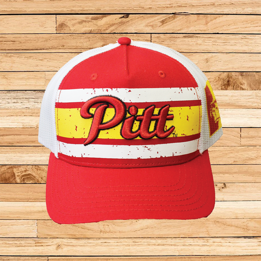 Pitt State Gorillas Distressed Adjustable Hat - Red/Yellow/White