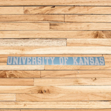 University of Kansas Strip Decal - White