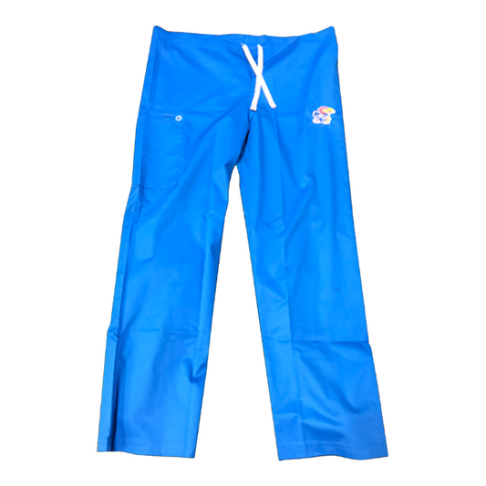 KU Unisex Scrub Bottoms Royal